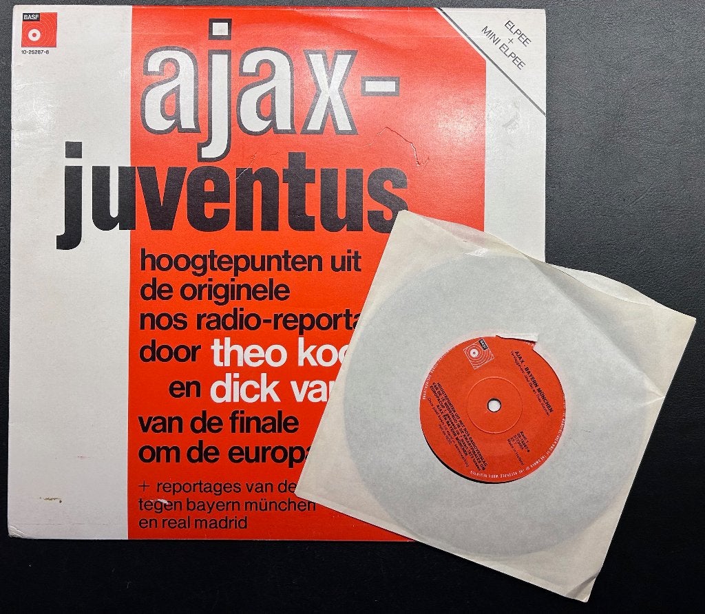 AJAX - JUVENTUS (Europacup finale 1973) (LP + 7# single), Ophalen of Verzenden, Zo goed als nieuw, Overige typen