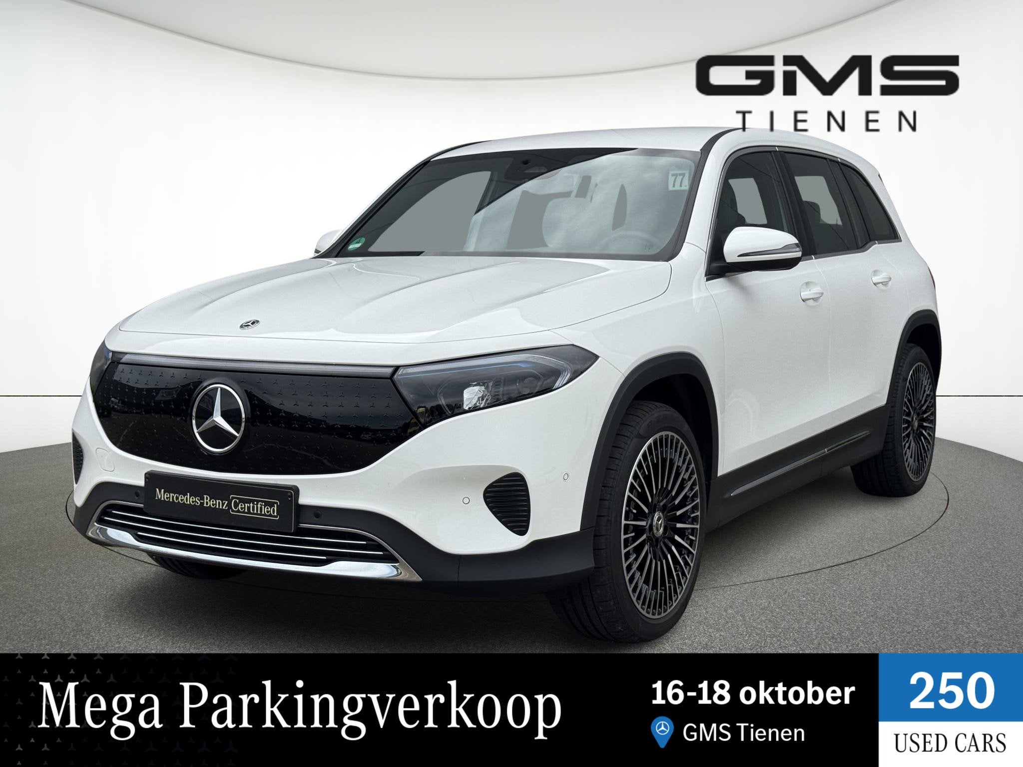 Mercedes-Benz EQB EQB 250 AMG Line, Auto's, Gebruikt, Wit, 140 kW, 2110 kg