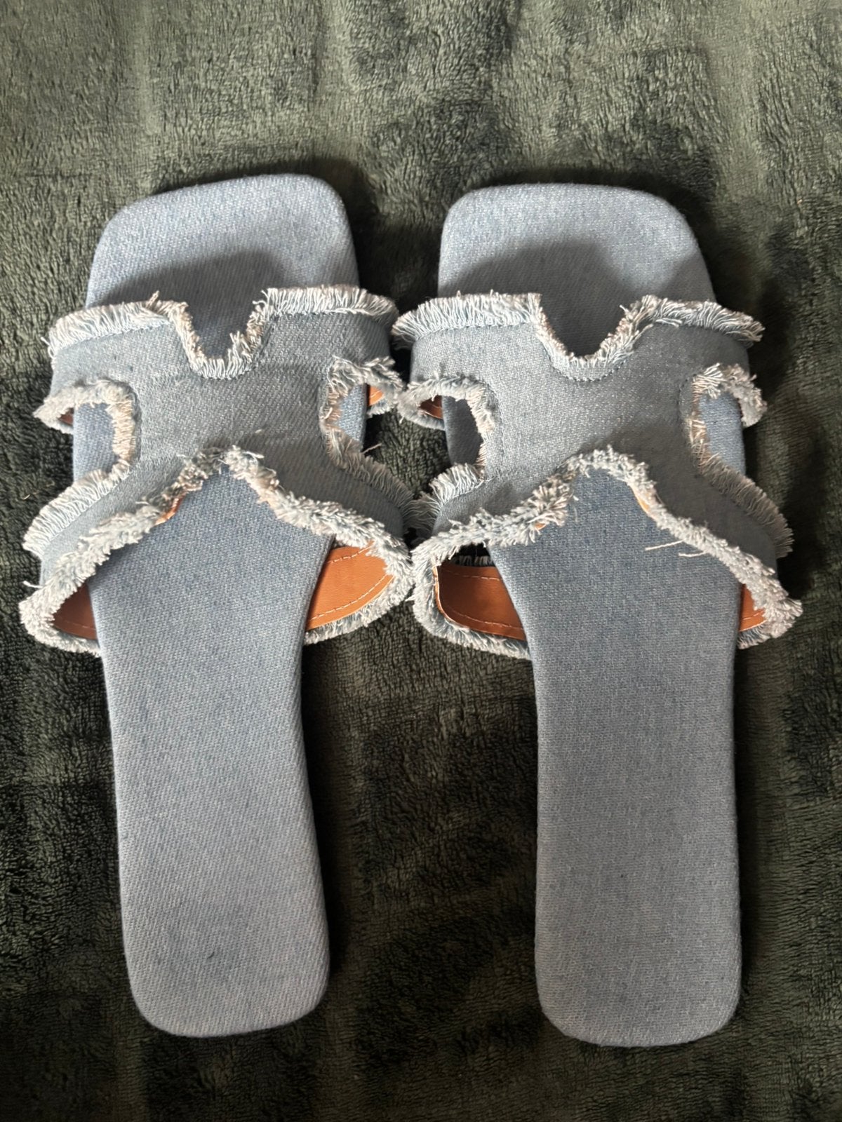 Shein slippers, Kleding | Dames, Schoenen, Slippers, Blauw, Ophalen of Verzenden, Zo goed als nieuw
