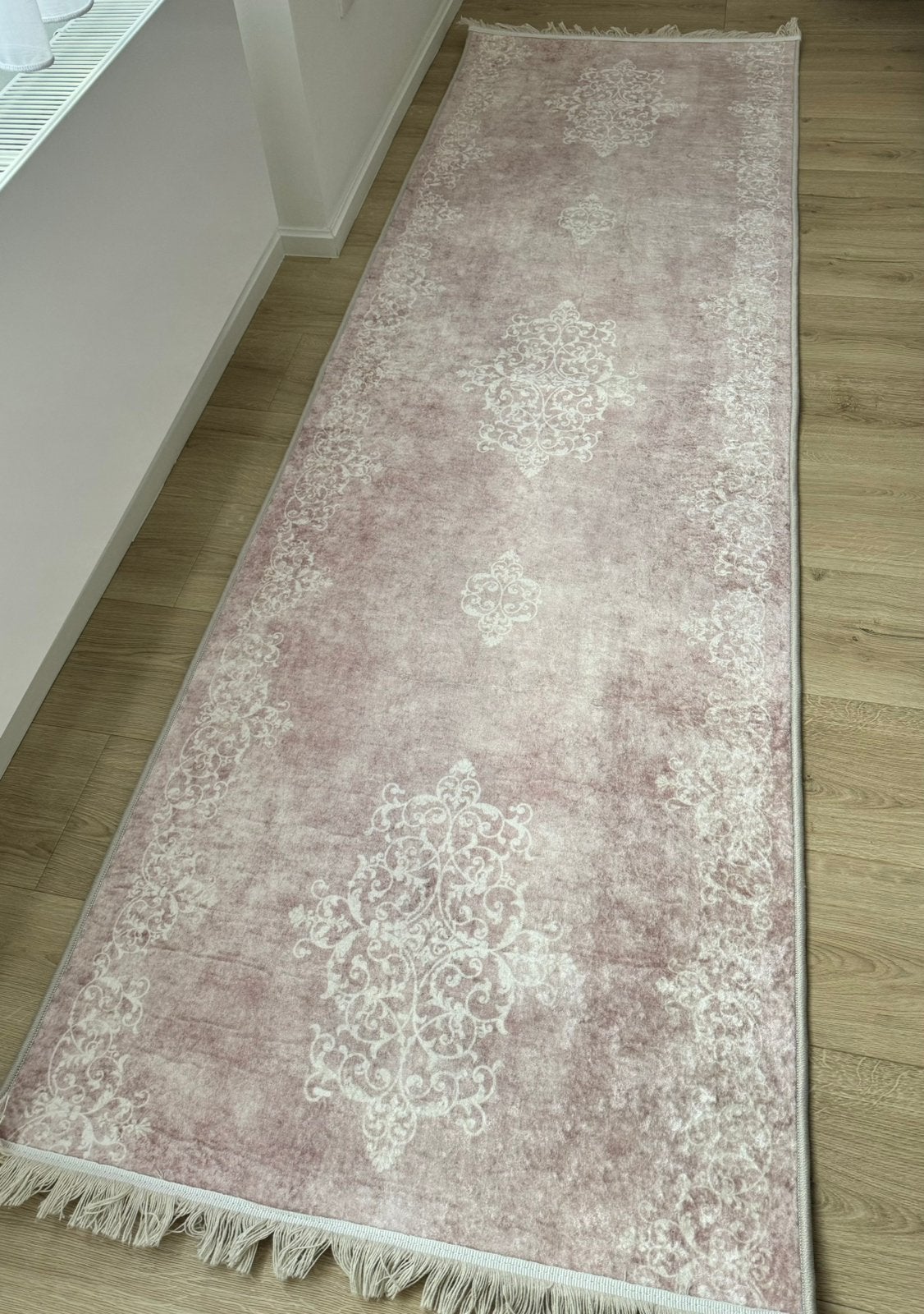 Roze tapijt (keuken)loper ~250 cm, Ophalen, Zo goed als nieuw, Roze