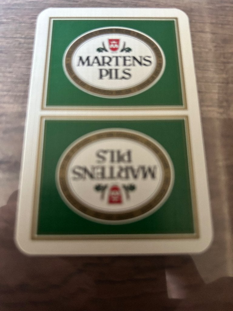 1speelkaart brouwerij Martens bochelt, Verzamelen, Ophalen of Verzenden, Nieuw, Speelkaart(en)