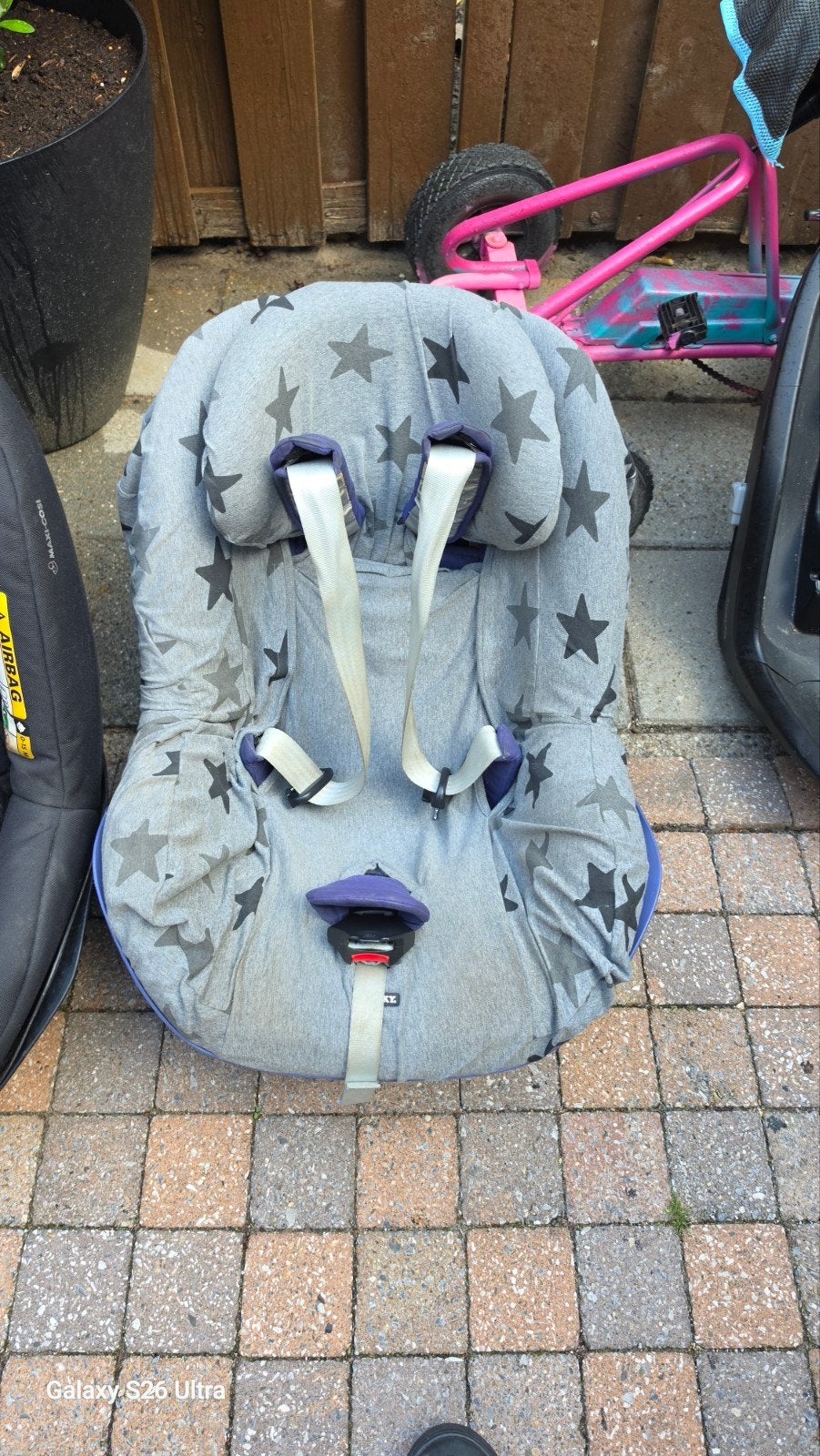 kindetstoel met 2way easyfix voor in auto, Kinderen en Baby's, 15 t/m 36 kg, Ophalen of Verzenden, Zo goed als nieuw, Isofix