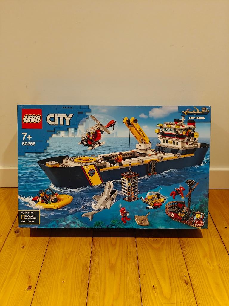 Lego 60266: Ocean Exploration Ship, Neuf, City, Lego, Ensemble complet