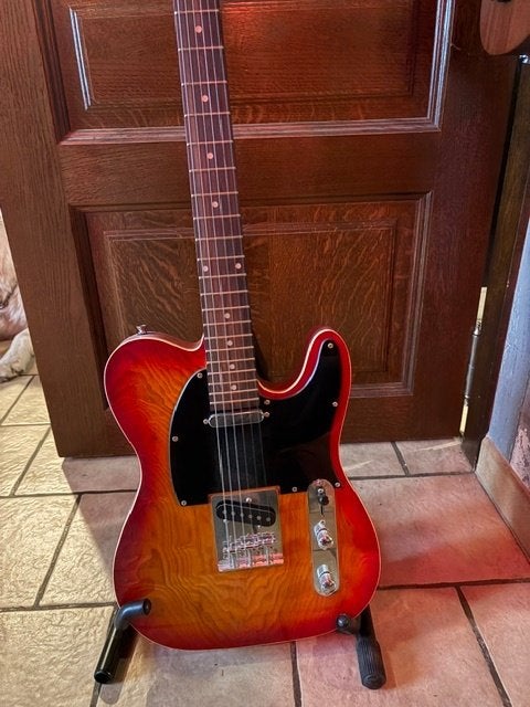 gitaar telecaster, Muziek en Instrumenten, Ophalen, Zo goed als nieuw, Solid body, Overige merken
