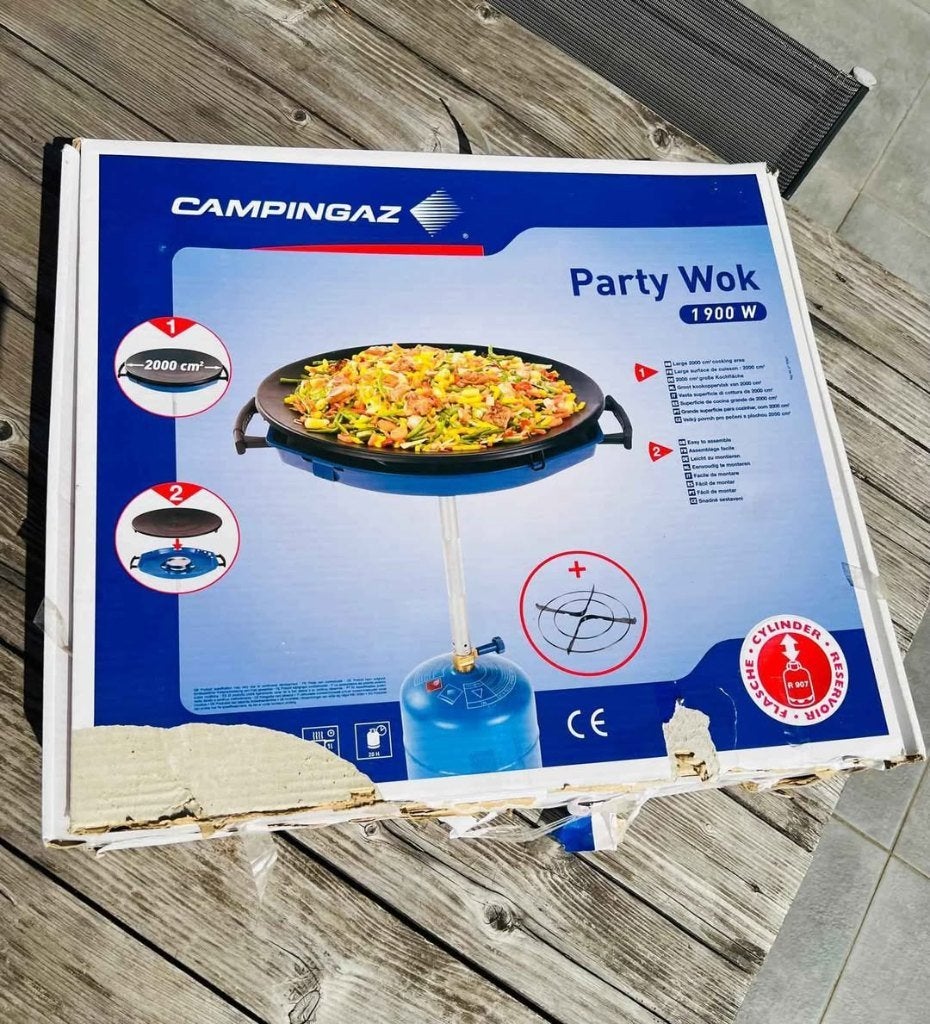 Partywok campinggaz 1900W, Caravans en Kamperen, Ophalen, Nieuw