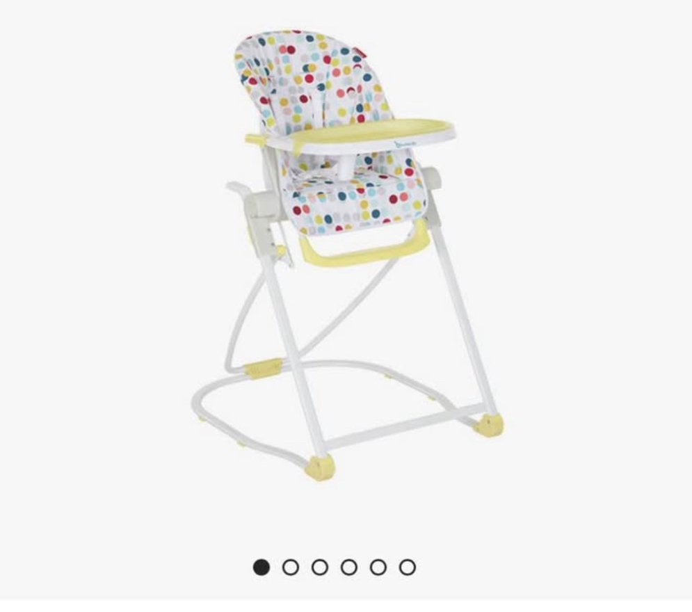 Chaise haute compact 5 position tres bon etatbadabulle, Enfants & Bébés, Enlèvement, Comme neuf