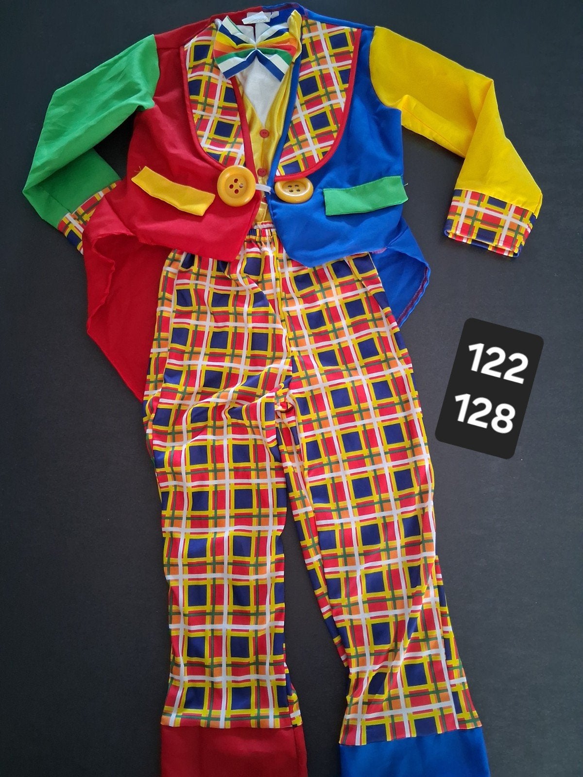 Costume de clown taille 122 128, Enlèvement ou Envoi