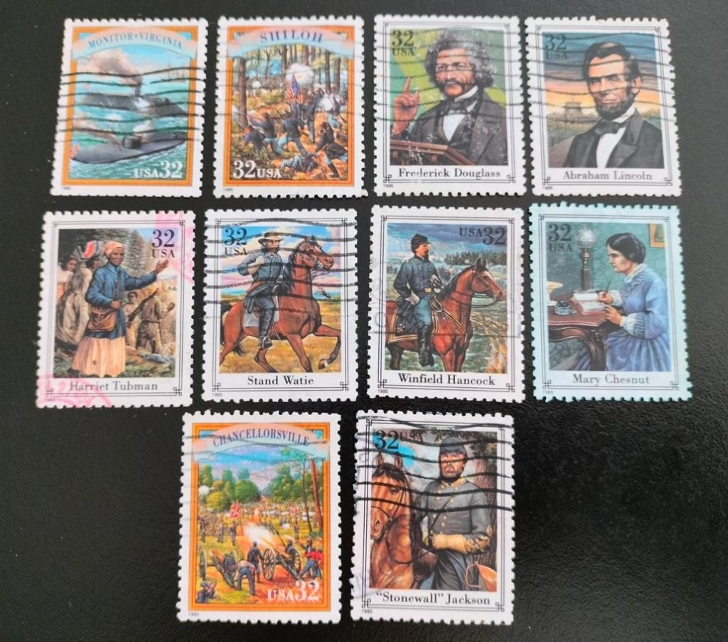 États-Unis 1995 - Guerre civile 1861-1865, Envoi, Affranchi, Amérique du Nord