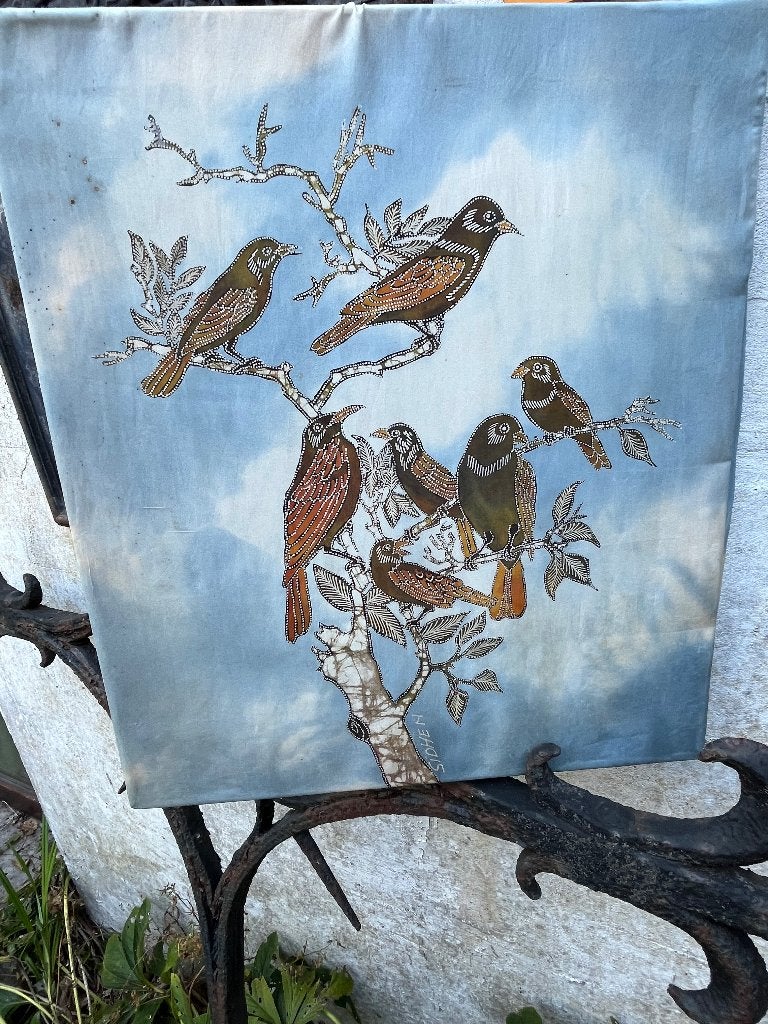 Schilderijen op zijde, Antiek en Kunst, Ophalen, Dieren