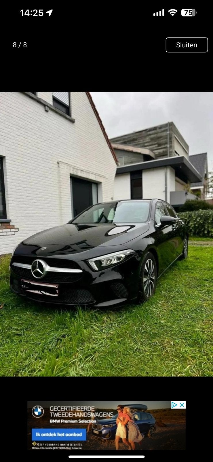 Solutions commerciales Mercedes-Benz 180d 2019, Autos, Mercedes-Benz, Classe A, Achat, Euro 6, Noir