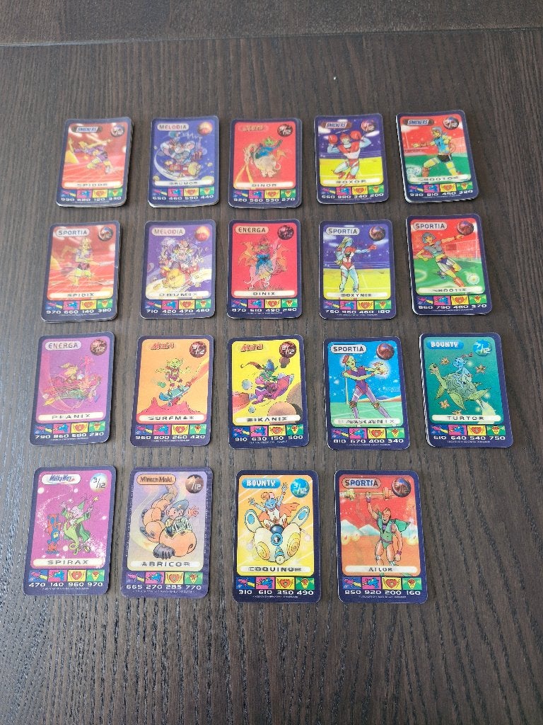 Cartes Spacix 1996, Verzamelen, Ophalen, Gebruikt, Kwartet(ten)