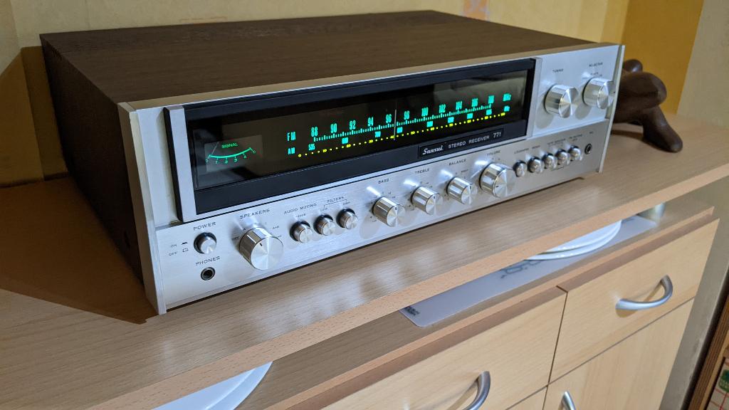 Ampli/Tuner Sansui 771, Autres marques, Moins de 60 watts, Enlèvement ou Envoi, Reconditionné