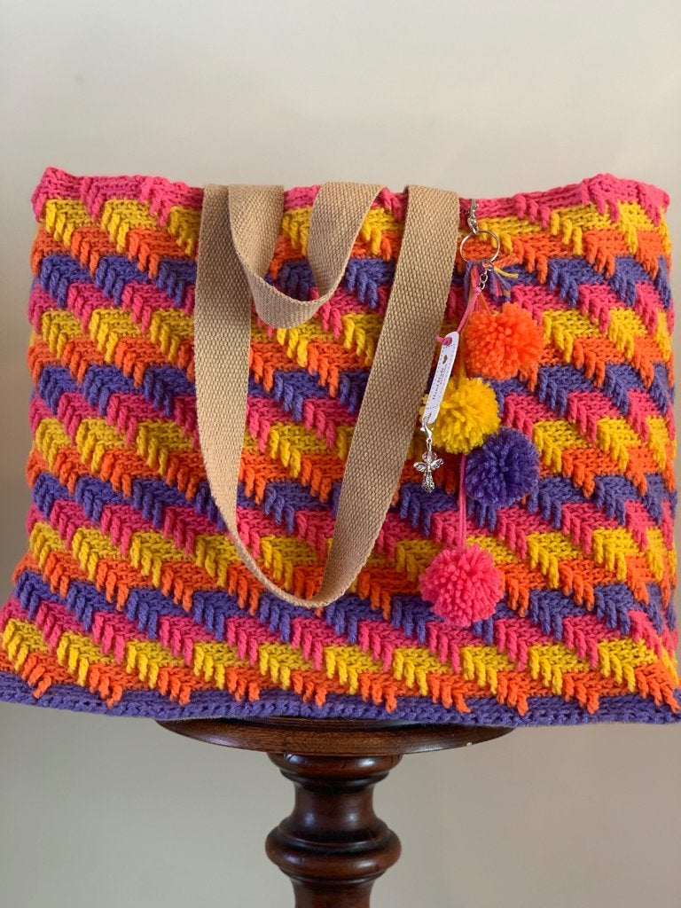 Sac shopping de tous les temps, fabriqué à la main par Anne, Envoi, Neuf, Autres couleurs, Shopper