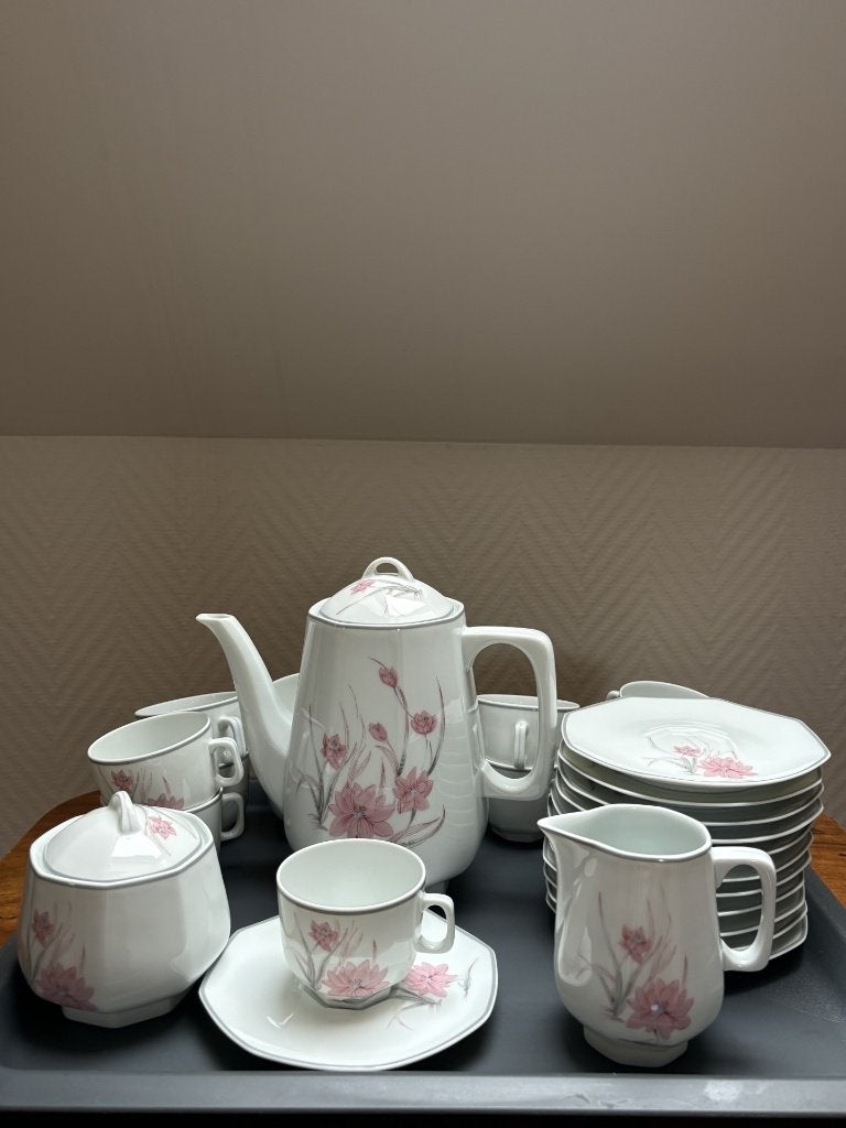 Eet- en koffieservies porselein van Limoges (Lafarge), Ophalen