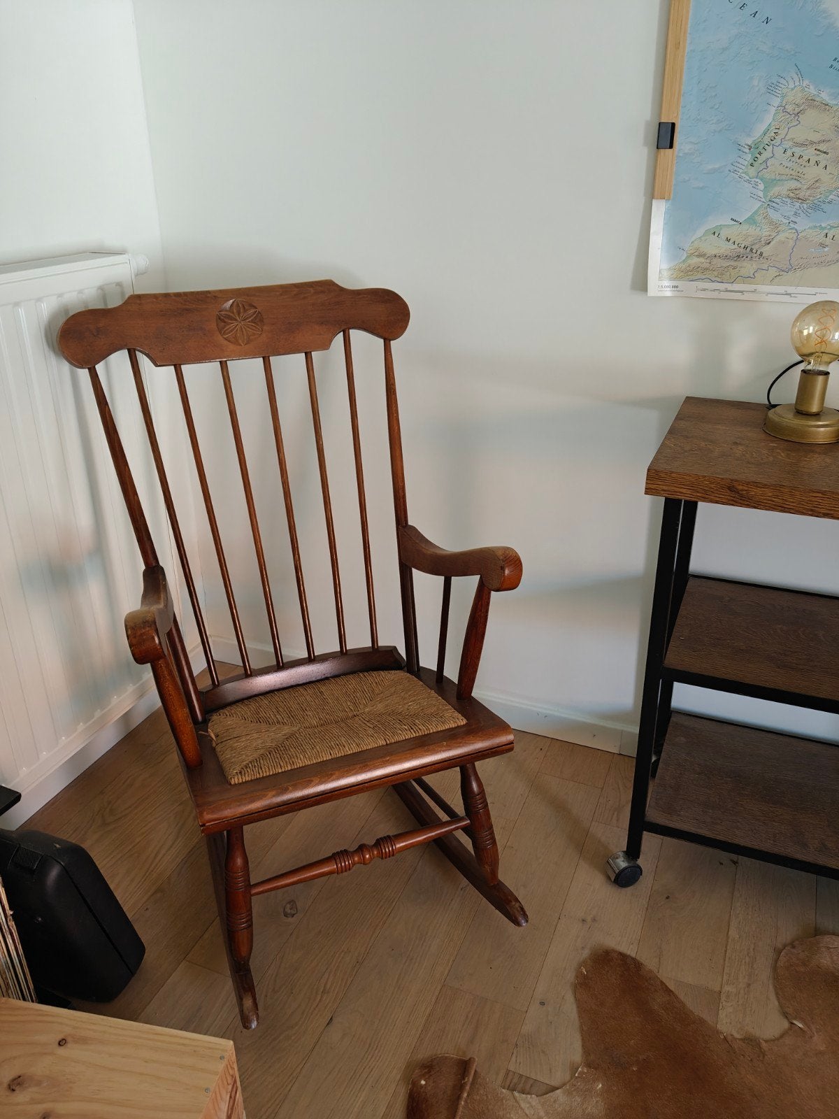 Schommelstoel, Ophalen, Gebruikt, Hout