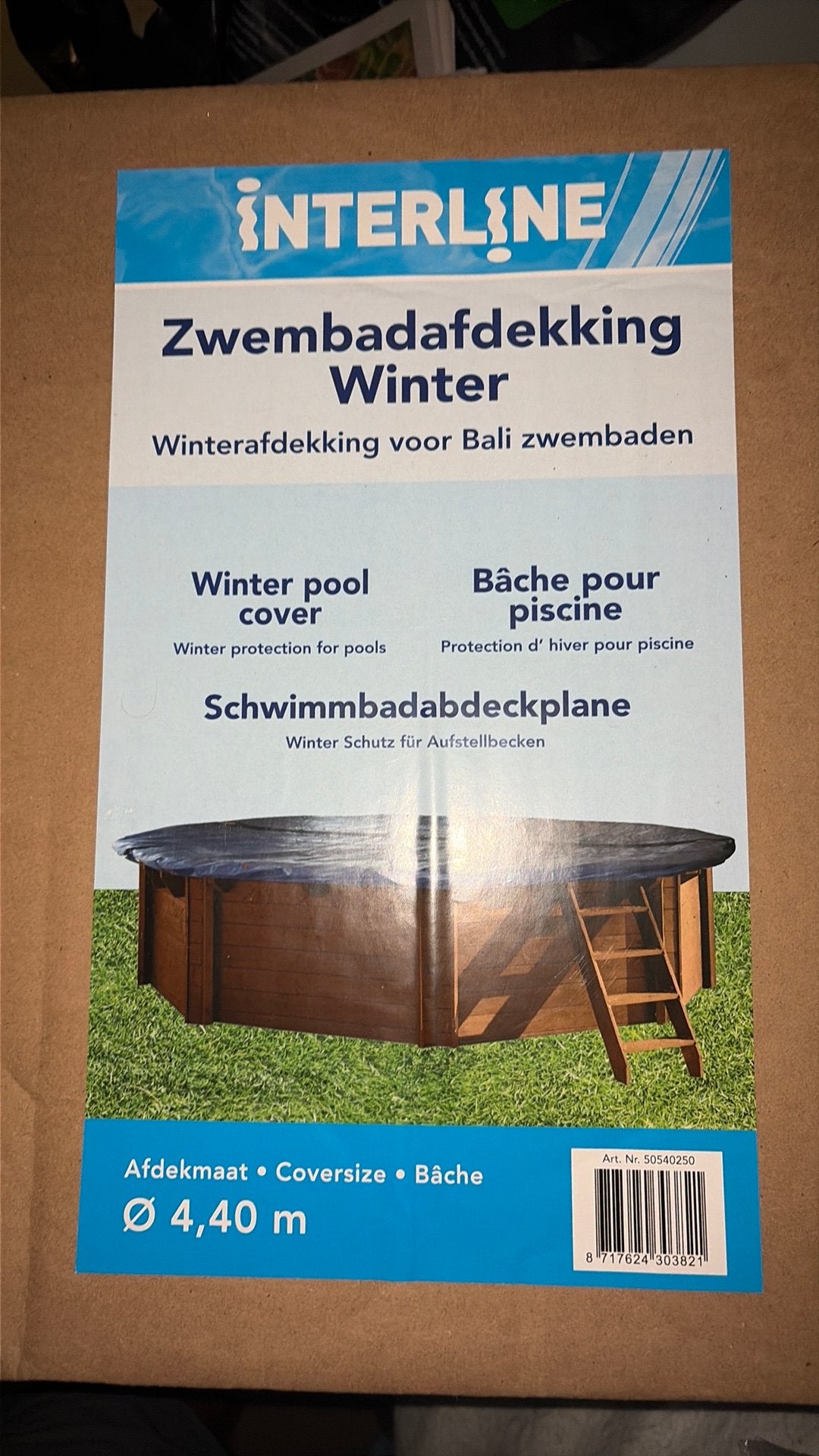 Zwembad afdekzeil, Tuin en Terras, Zwembad-toebehoren, Ophalen, Nieuw, Afdekzeil