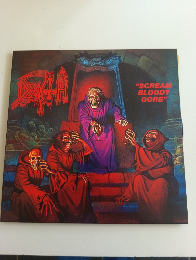 LP DEATH SCREAM BLOODY GORE, Cd's en Dvd's, Vinyl | Hardrock en Metal, Ophalen of Verzenden, LP