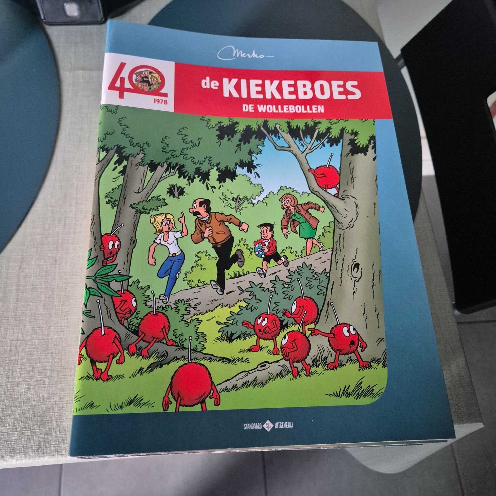 40 strips , 40 jaar Kiekeboe, Plusieurs BD, Enlèvement ou Envoi, Comme neuf, Merho - kiekeboe