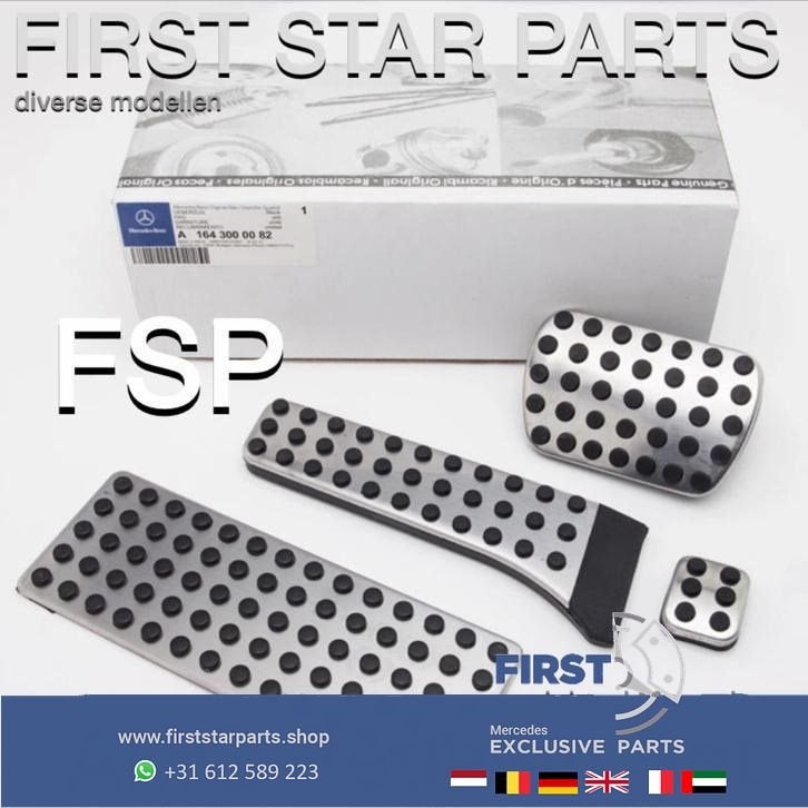 AMG pedalen set Mercedes W176 W246 W156 W204 W205 W212 W213, Auto diversen, Ophalen of Verzenden, -, -, -