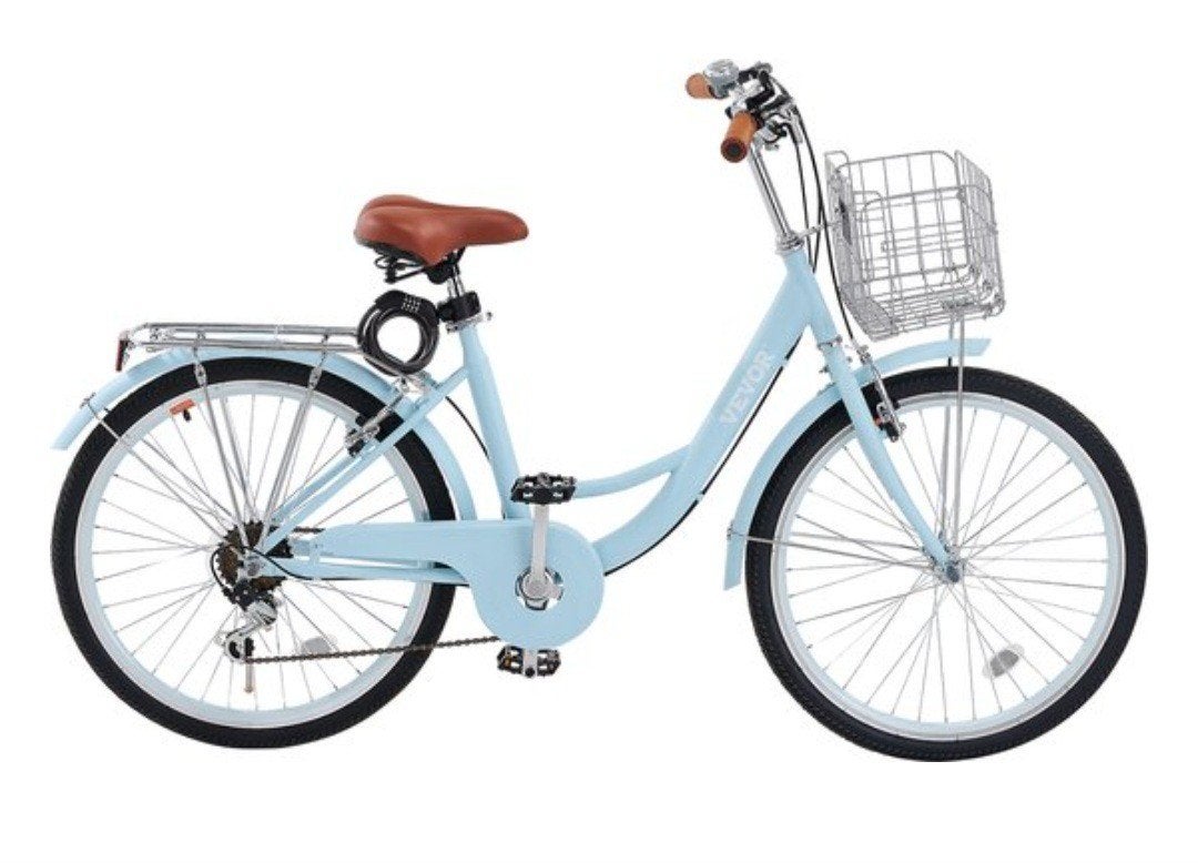 Nieuw in doos: stadsfiets Vevor meisje 24 inch, Ophalen, Nieuw, Schijfrem, Vevor
