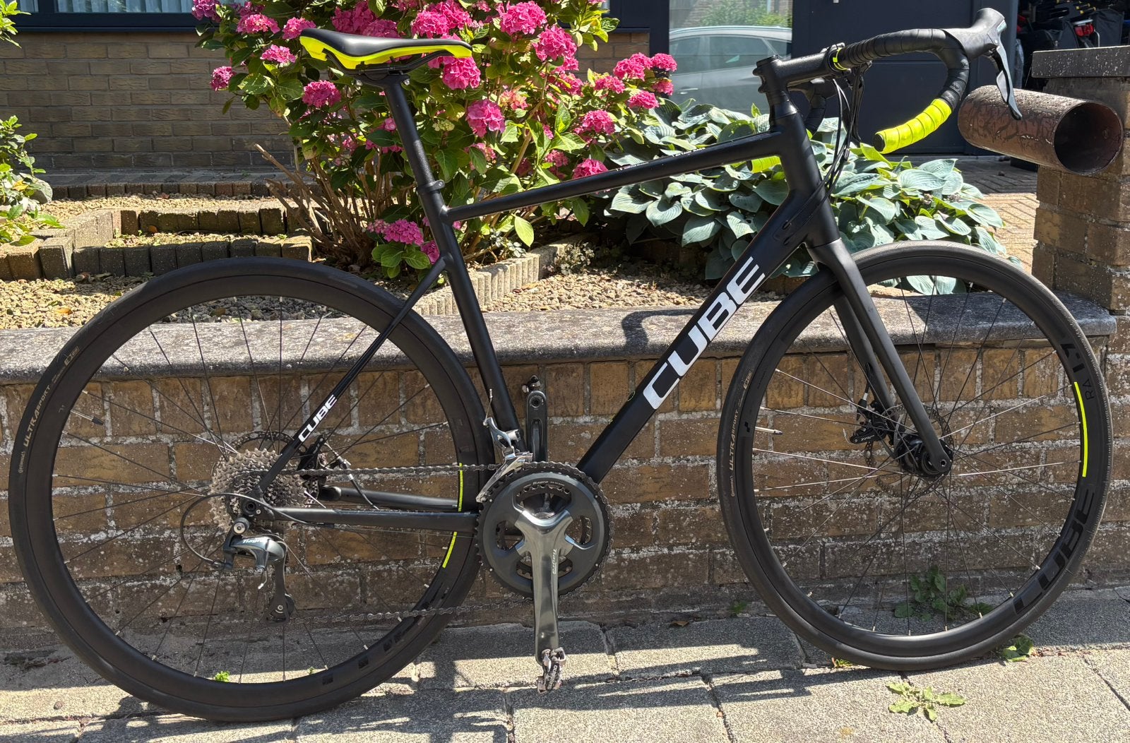 Koersfiets heren: Cube attain race maat 58, Ophalen, Zo goed als nieuw