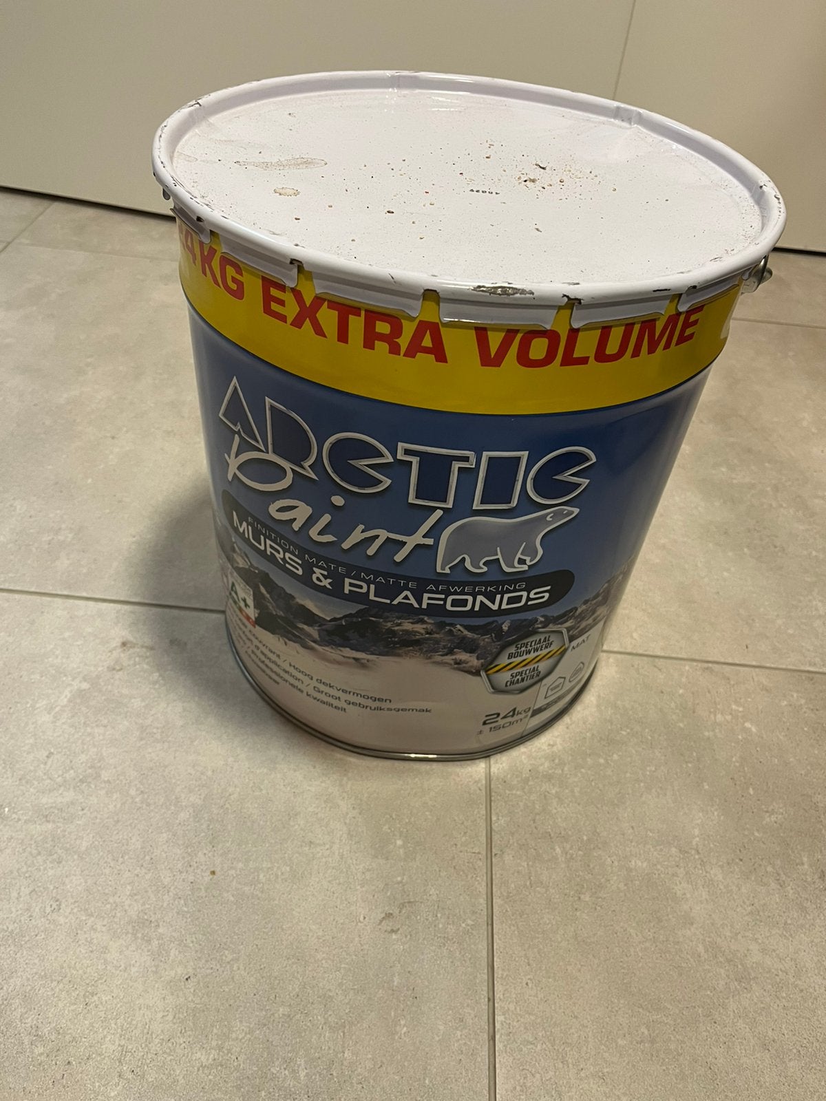 Verf 24 kg, Doe-het-zelf en Bouw, Verf, Beits en Lak, Ophalen, Zo goed als nieuw, Verf