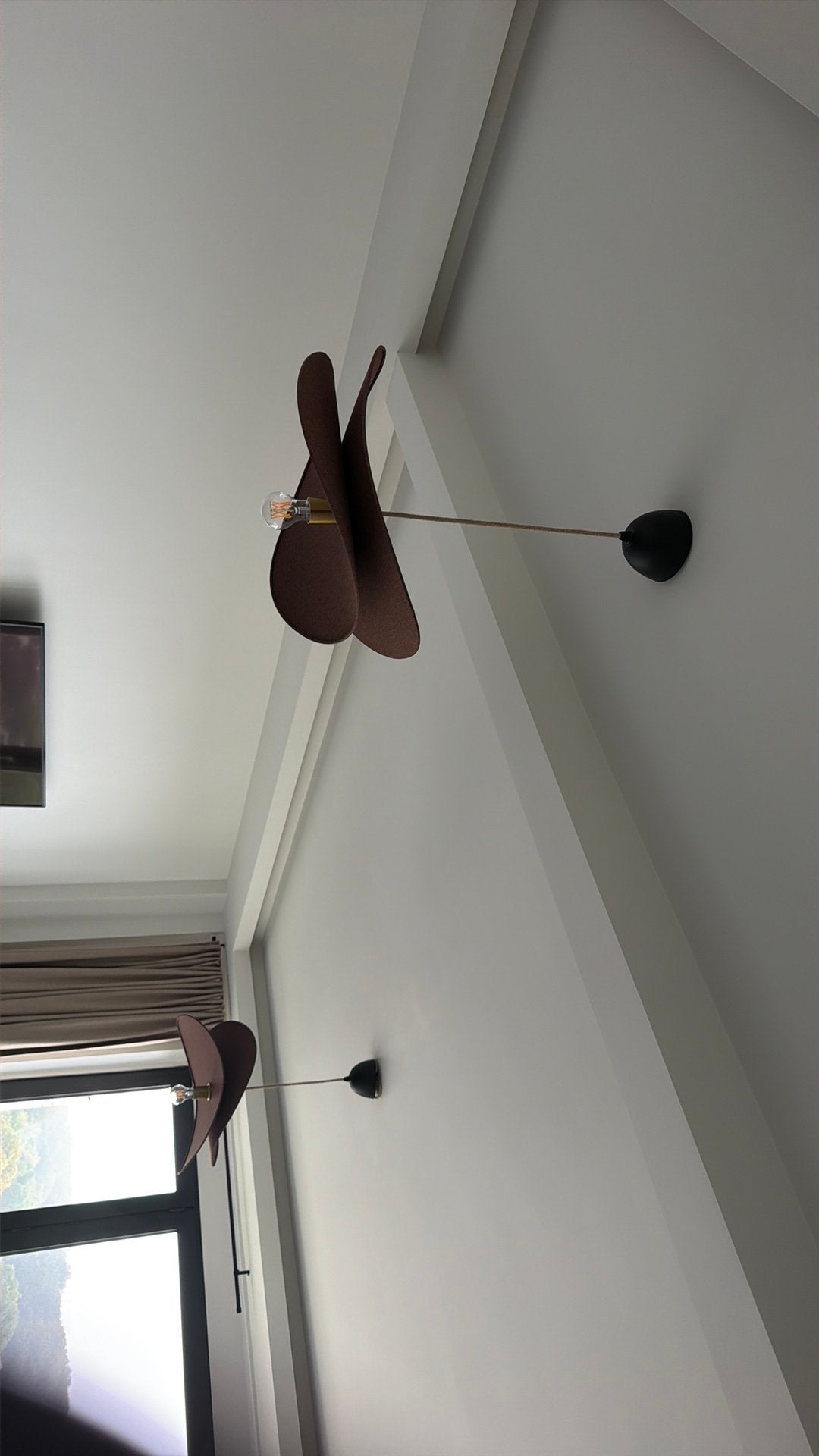Nieuwe handlampen 2 stuks, Neuf, Moderne, Marron, Enlèvement ou Envoi