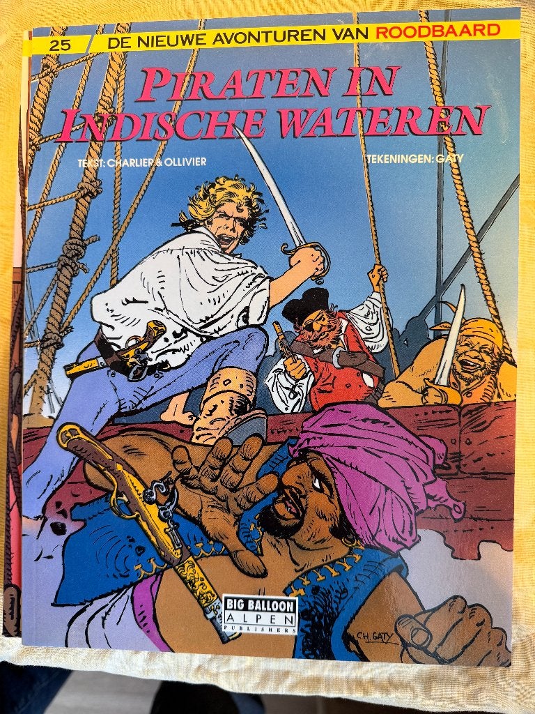 ROODBAARD PIRATEN IN INDISCHE WATEREN, Boeken, Ophalen of Verzenden, Zo goed als nieuw
