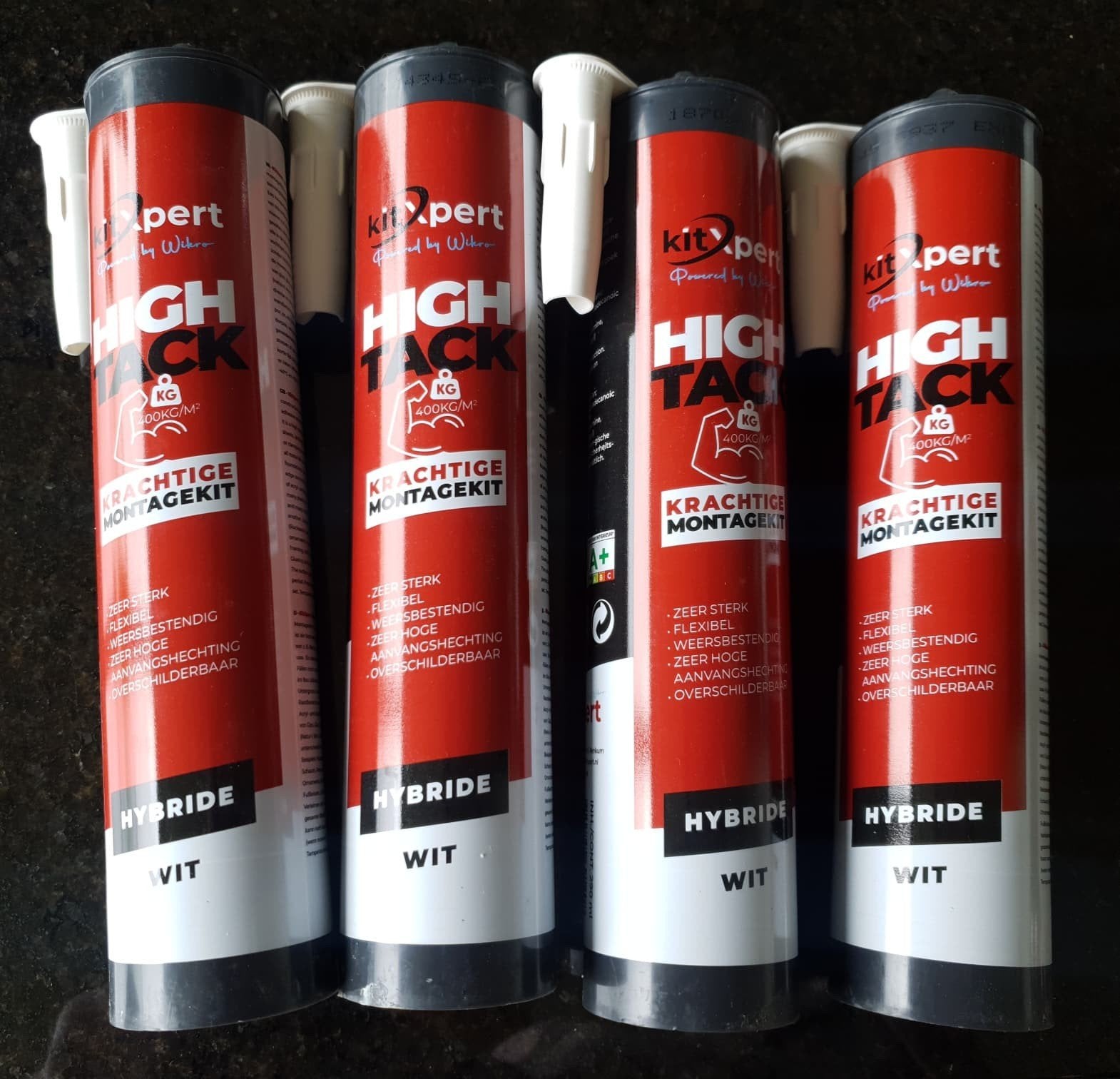 High Tack montagelijm - KitXpert - wit 4 stuks, Ophalen of Verzenden, Zo goed als nieuw