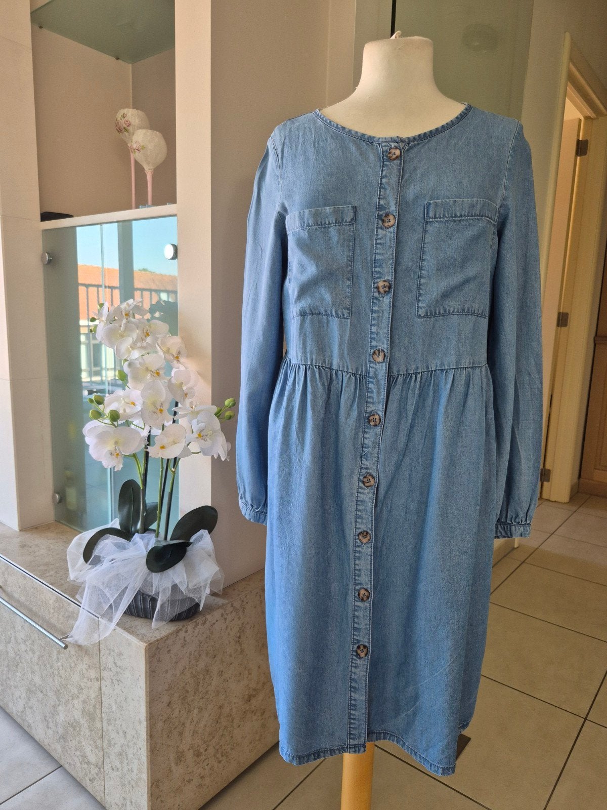 Jeanskleed, Kleding | Dames, Jurken, Ophalen of Verzenden, Maat 36 (S)