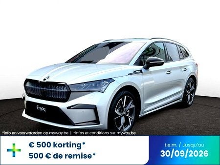 Skoda Enyaq Enyaq 85 Sportline 82kWh 210kW (285pk) 1v, Autos, Argent ou Gris, Achat, Automatique, Enyaq