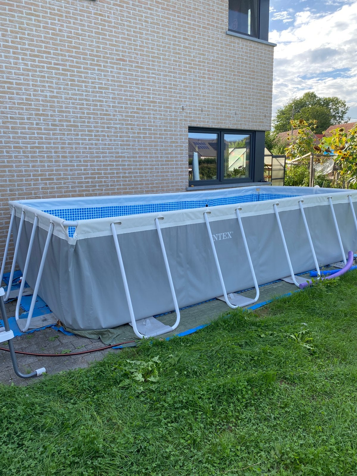 Intex zwembad met toebehoren., Jardin & Terrasse, Piscines, Enlèvement, Comme neuf