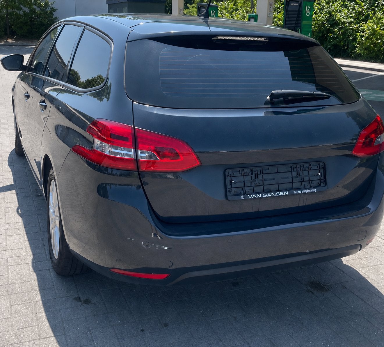 Peugeot 308 break , 2018 met 158,000km, Auto's, Peugeot, Voorwielaandrijving, Stof, Blauw, 5 deurs
