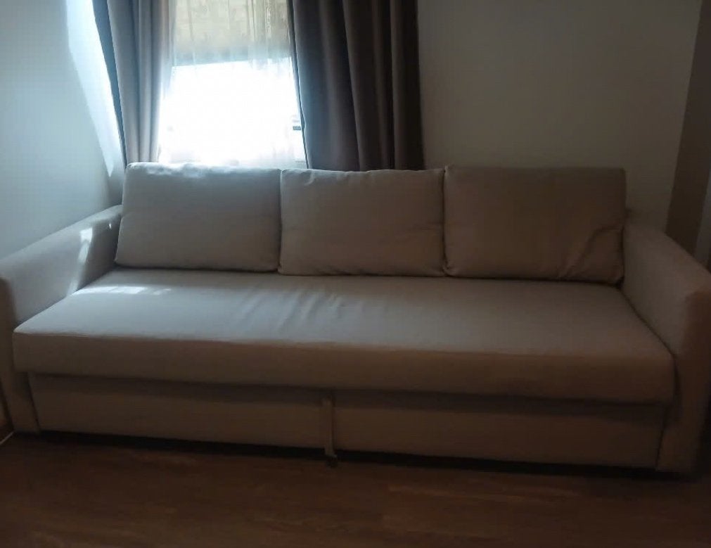 Slaapbank IKEA, Ophalen, Gebruikt, 220 cm, 90 cm
