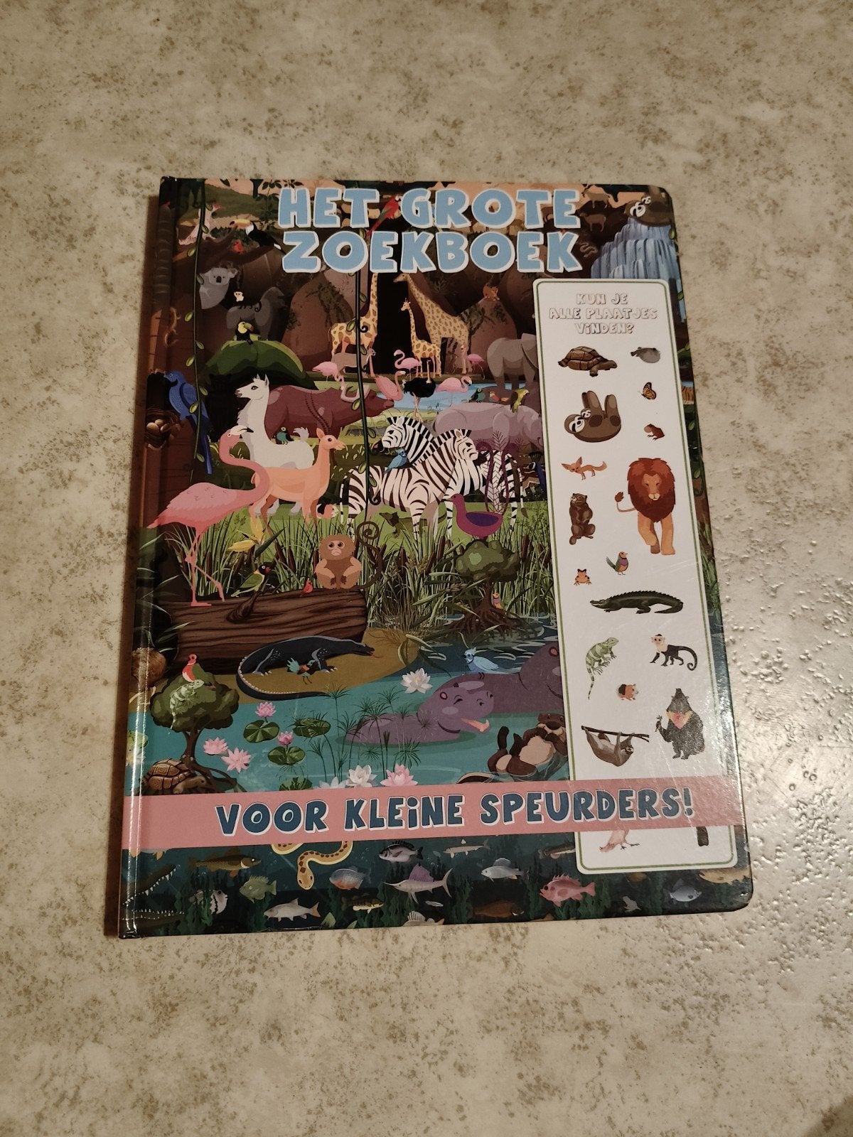 kleuterboek het grote zoekboek, Ophalen, Nieuw