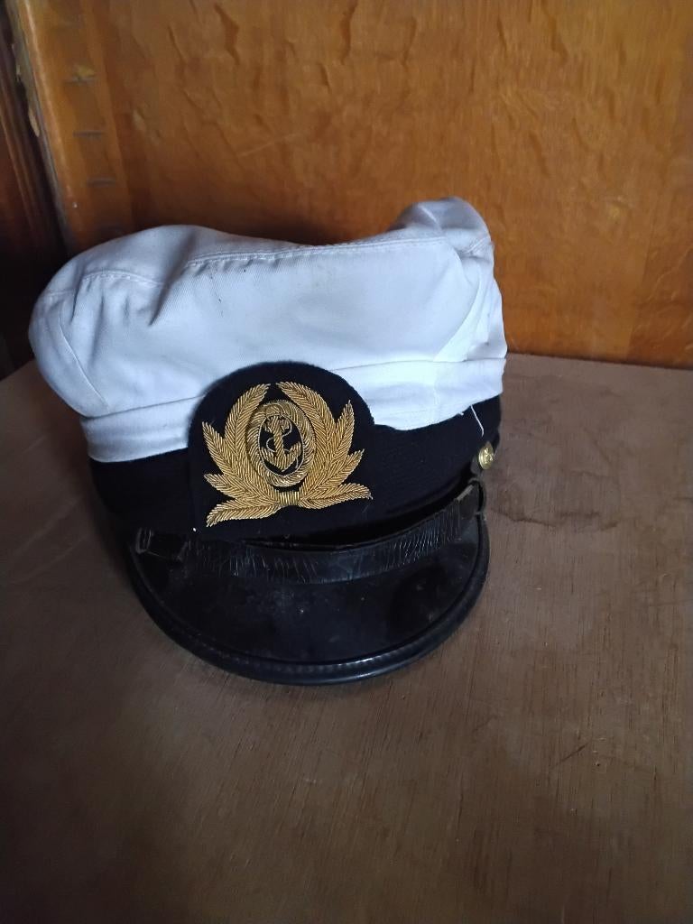 Ancienne casquette de officier de marine, Enlèvement ou Envoi, Marine
