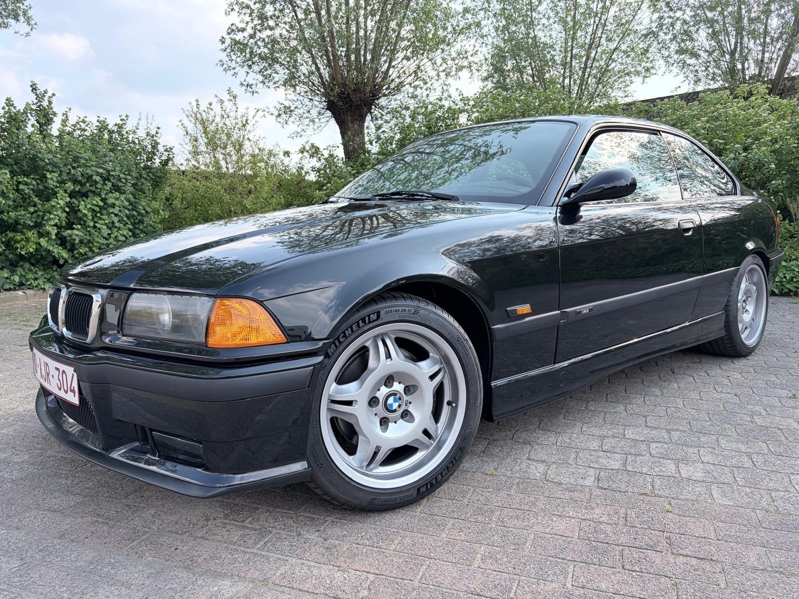 BMW M3 3,2 Evo - Manueel - OLDTIMER !, Auto's, Achterwielaandrijving, Zwart, Zwart, Leder