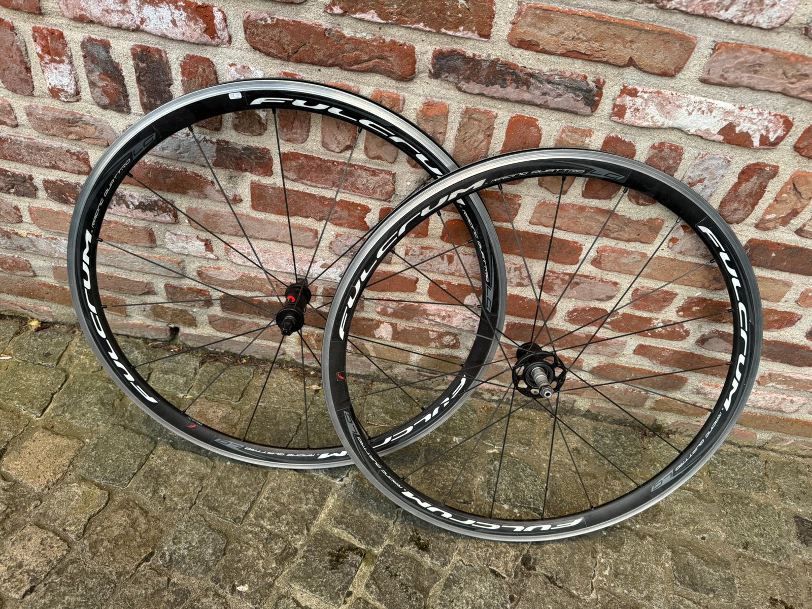 Fulcrum Racing Quattro velg voor, Gebruikt, Racefiets, Aluminium, Ophalen