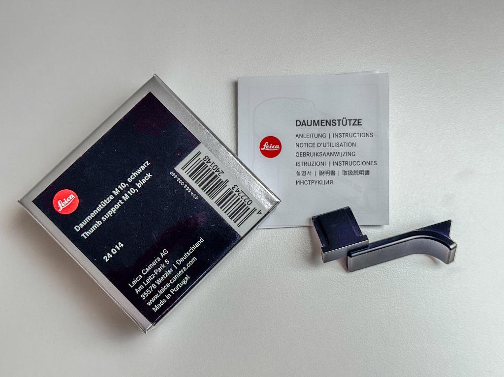 Leica Thumb Support M10 zwart, Audio, Tv en Foto, Ophalen, Zo goed als nieuw