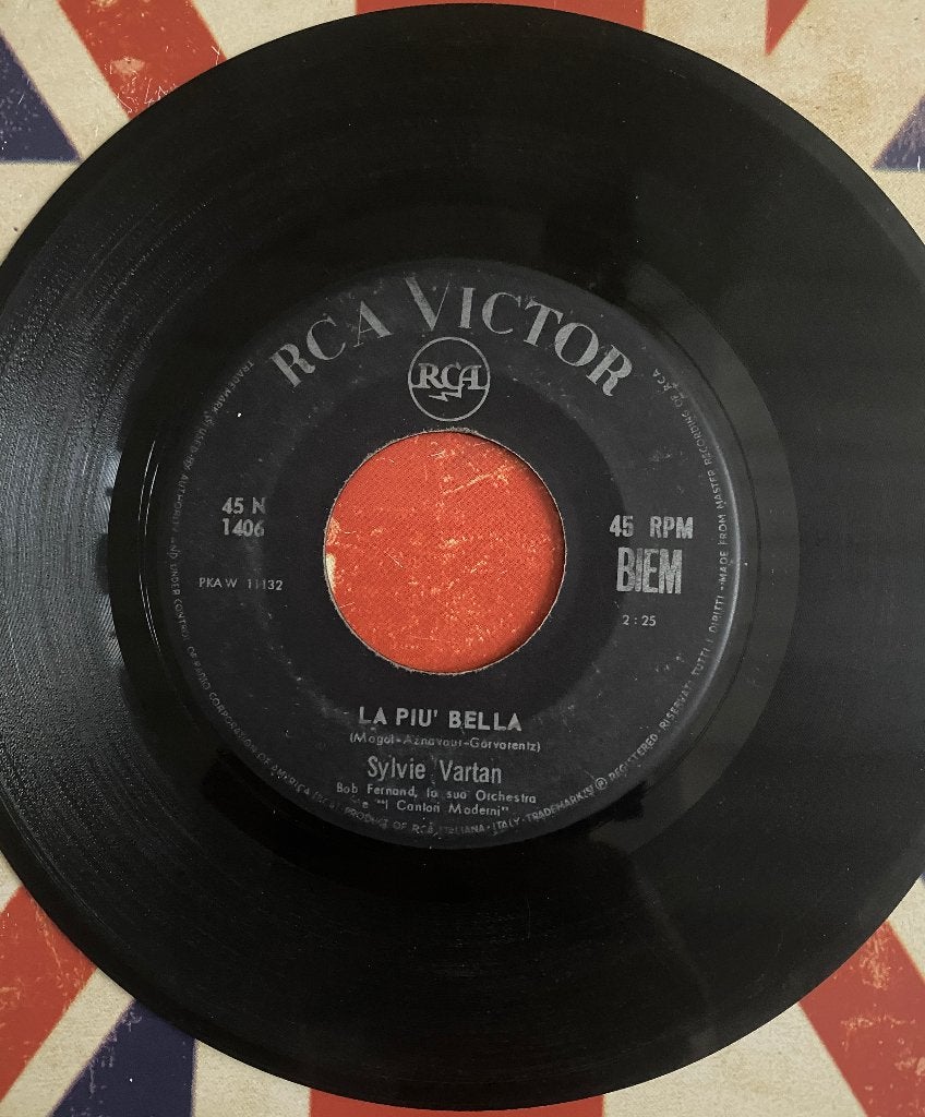 Sylvie Vartan - La Più Bella / Canta Insieme A Me 7", Pressage original, Enlèvement ou Envoi, 7 inch, Utilisé