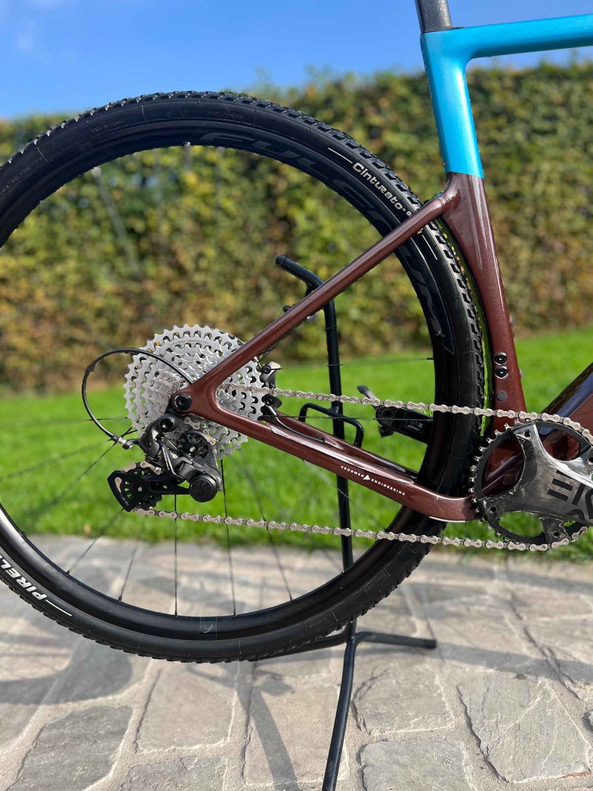 Campagnolo Ekar groupset/Fulcrum Rapid Red 900, Comme neuf, Autres types, Carbone, Enlèvement