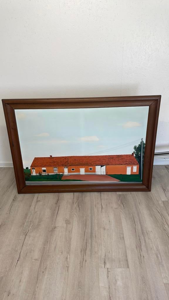 Schilderij van de merel Hoeven in Paal, Ophalen, Zo goed als nieuw
