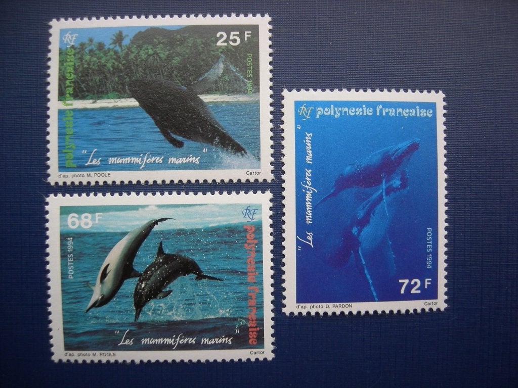 Polynesië, Yvert 450/2, versheid van de post., Verzenden, Postfris