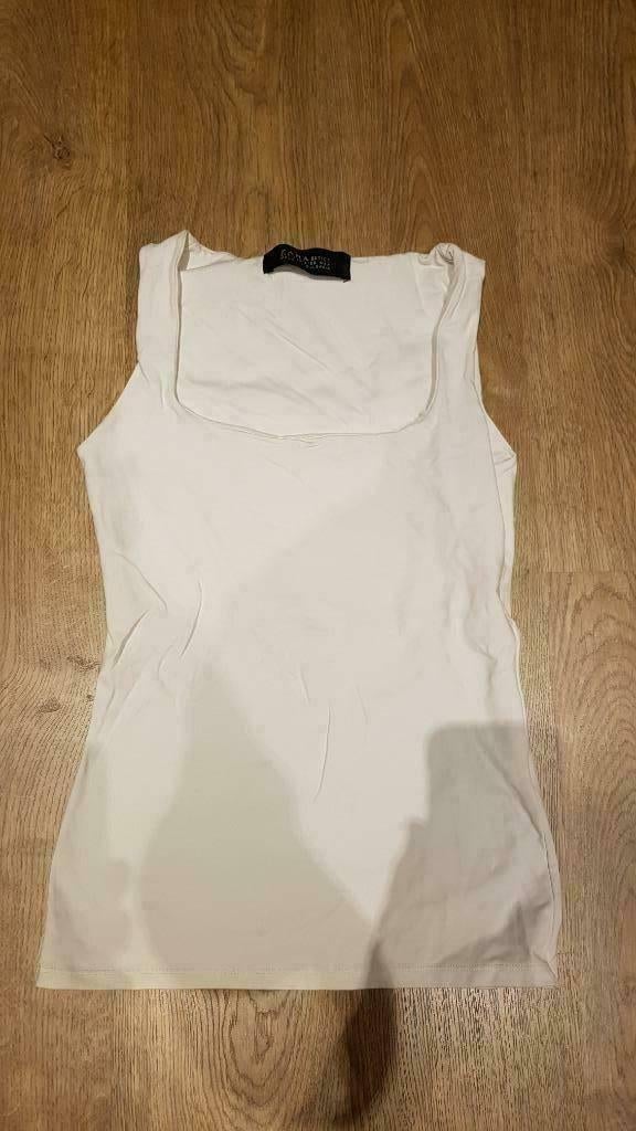 wit topje van ZARA maat smal, Wit, Ophalen of Verzenden, Gedragen, Zara Woman