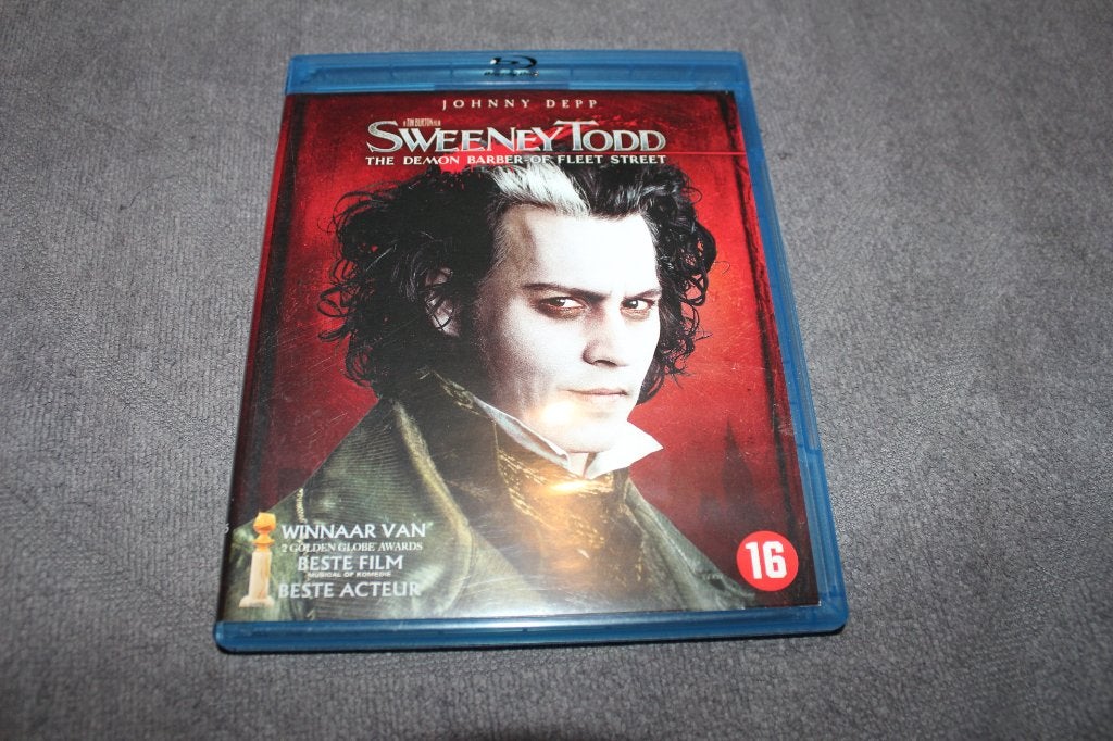 Blu-ray Sweeney Todd The Demon Barber of Fleet Street, CD & DVD, Blu-ray, Enlèvement ou Envoi, Anglais, Horreur, Film