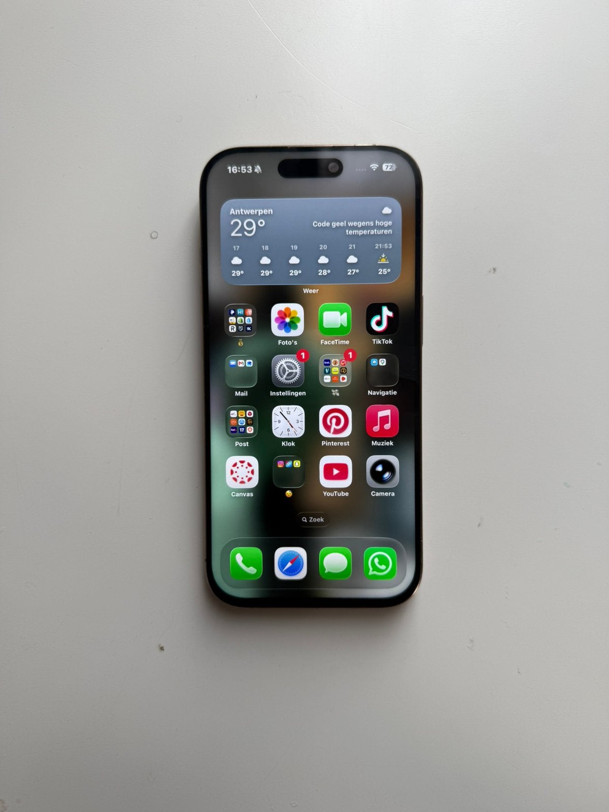 Iphone 16 pro 512gb Dual-sim, Telecommunicatie, Mobiele telefoons | Apple iPhone, Ophalen, Zo goed als nieuw, IPhone 16