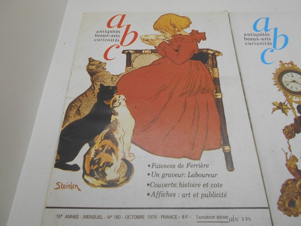lot de 4 anciennes revues "Antiquités ,beaux arts ,, Livres, Enlèvement ou Envoi, Utilisé, Autres types