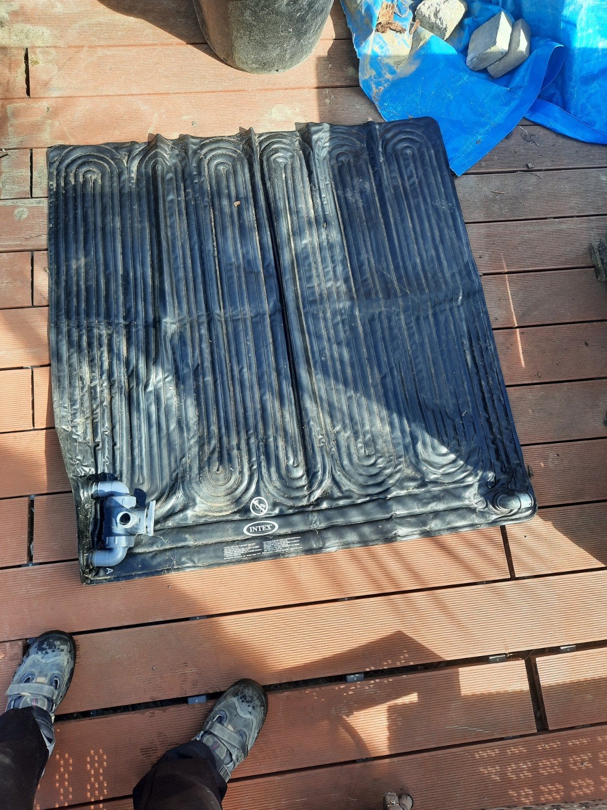 zonneboiler mat inclusief waterdarm, Ophalen, Gebruikt