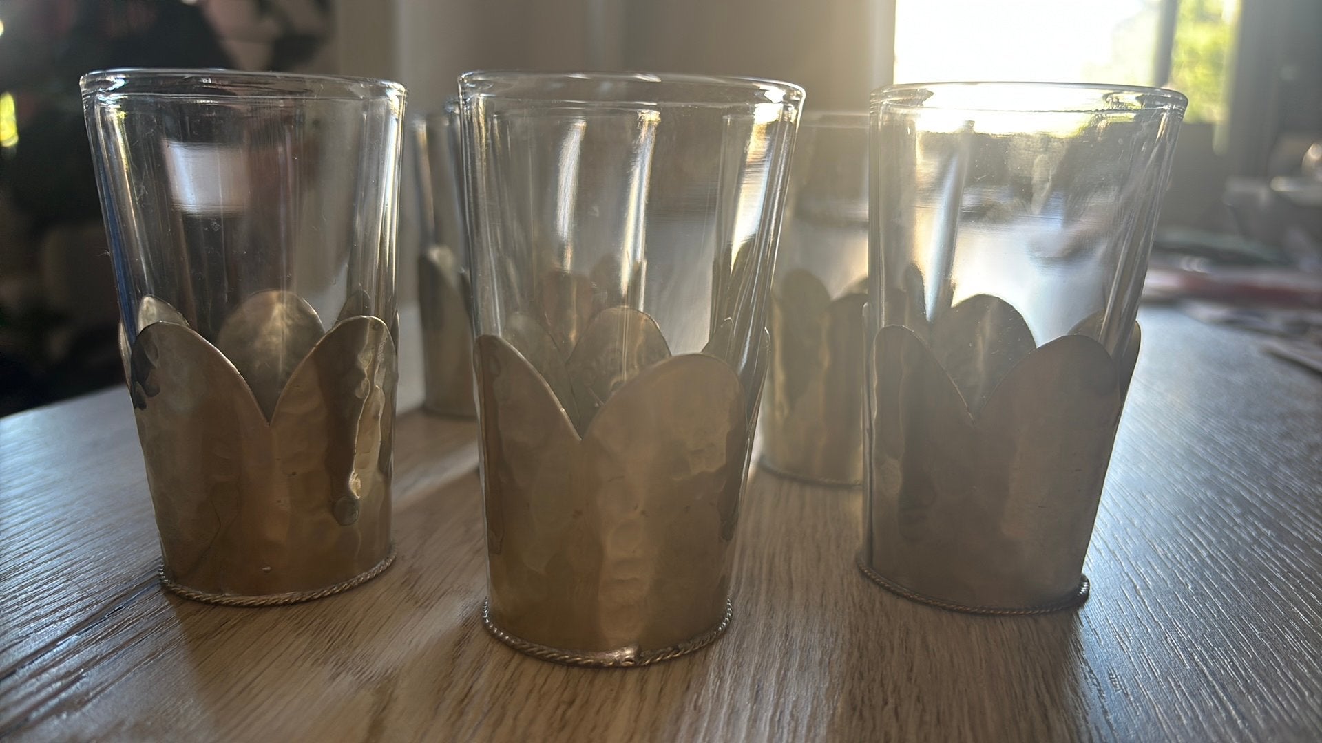 Verres à thé, Enlèvement ou Envoi, Comme neuf, Verre, 9 cm