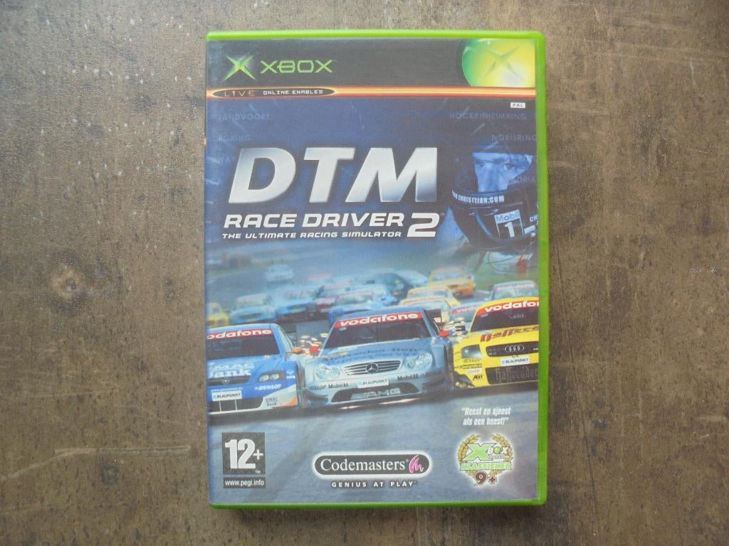 DTM Race Driver 2 voor XBOX Original (zie foto's), Consoles de jeu & Jeux vidéo, Jeux | Xbox Original, 1 joueur, À partir de 12 ans